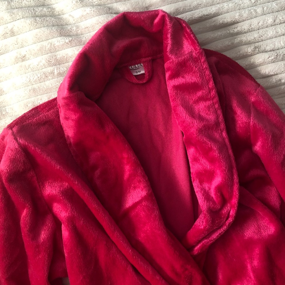 Fuzzy Pink Robe